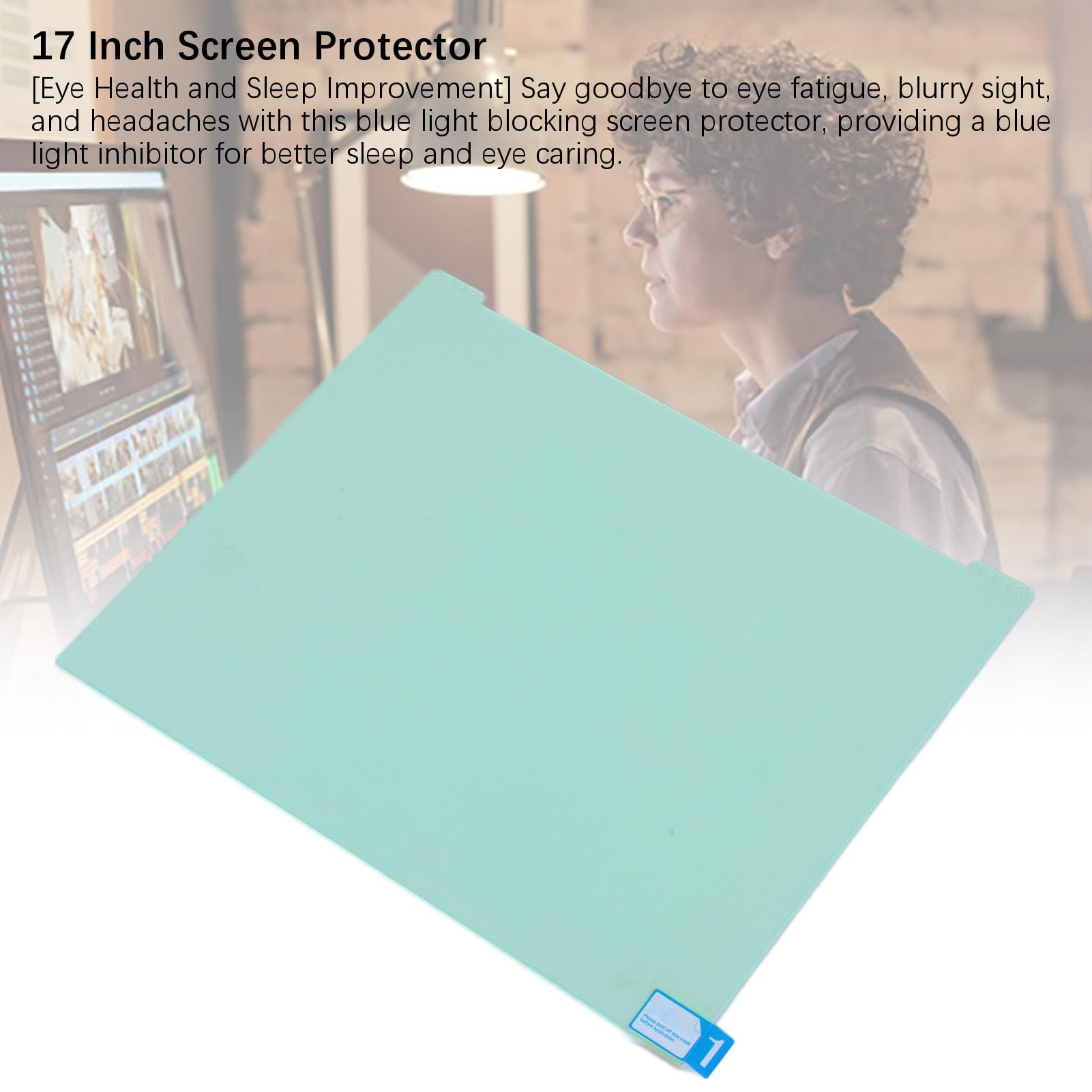 Aramox Filtro Anti Luce Blu, Tipo Sospeso da 17 Pollici