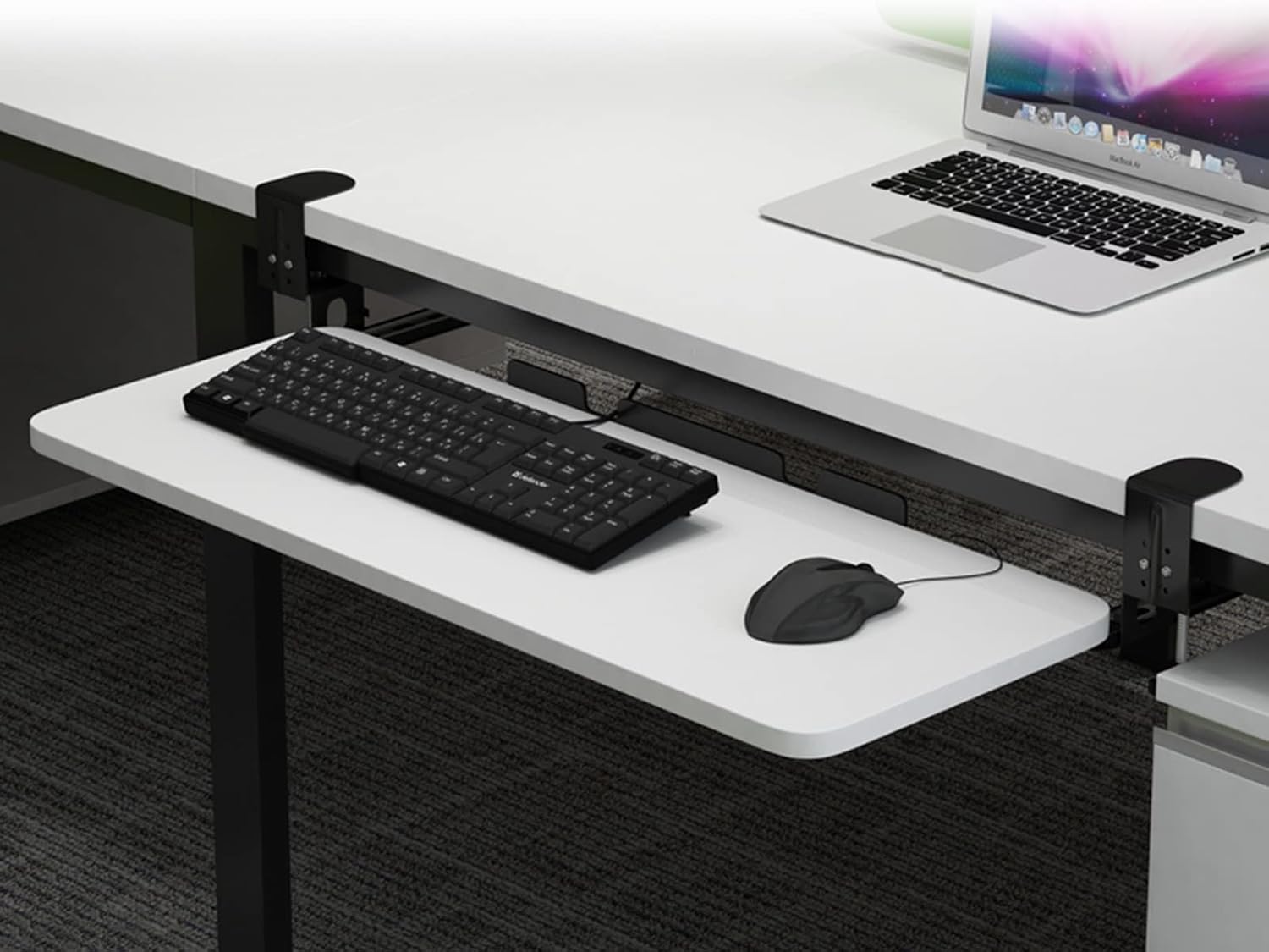 V3VOGUE 4 Colours Wooden Desk Extender Tray Ergonomic