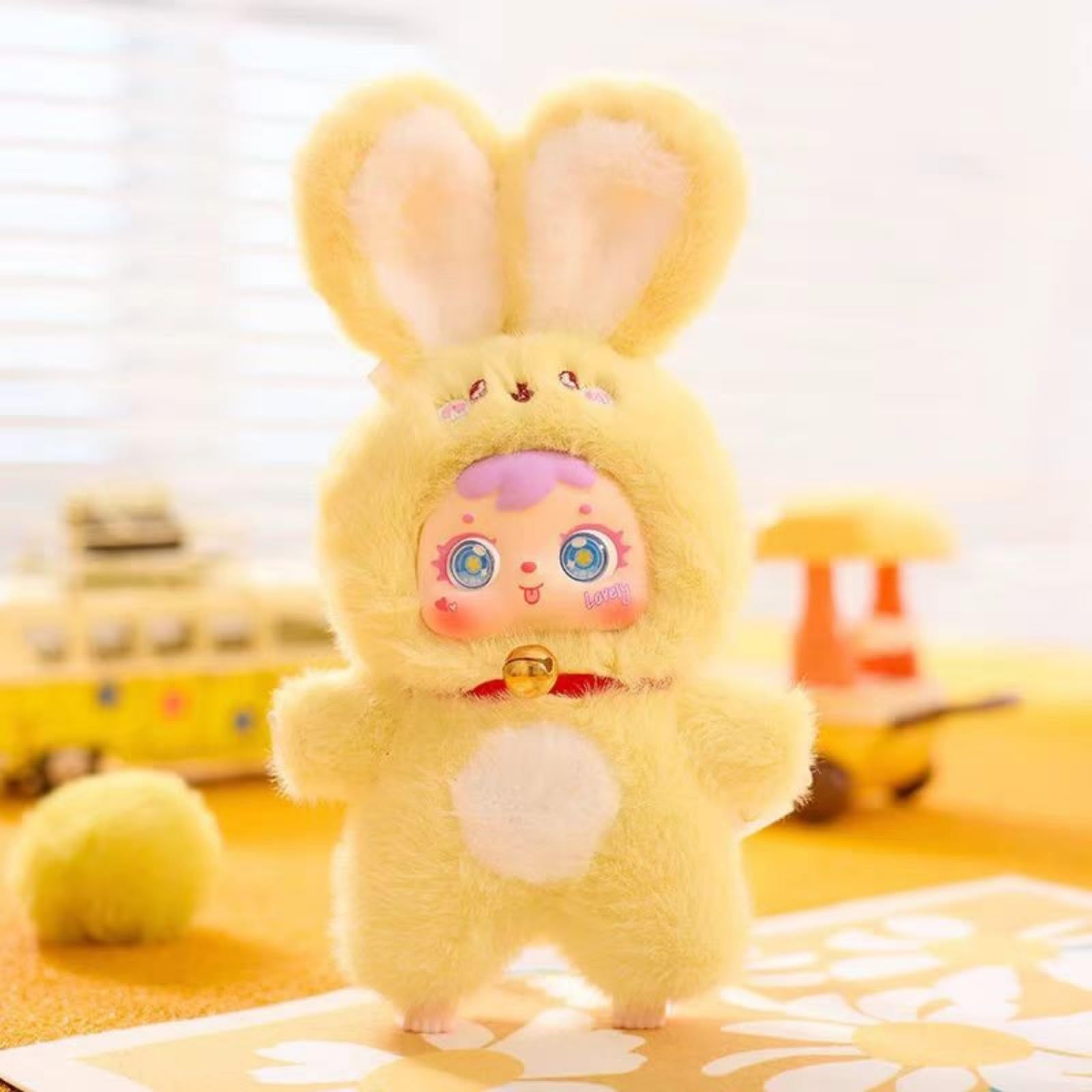 Amazon.co.jp: 三小毛 盲盒フィギュア 6個セット | 可愛いウサギ