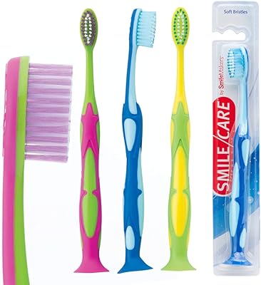 SmileCare Pre-Teen Star Preformance Toothbrushes - Dental Hygiene Products - 48 per Pack