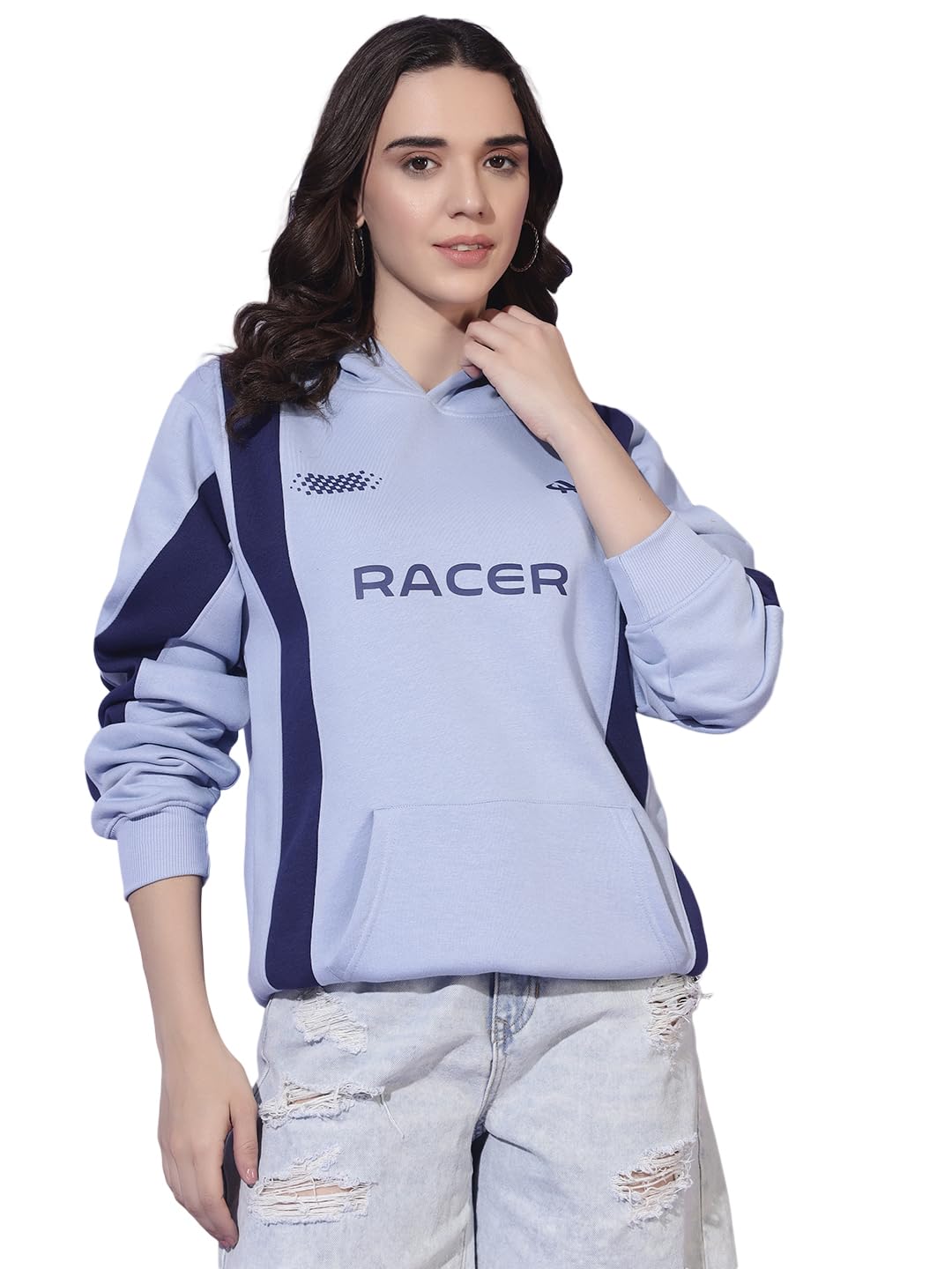 blooming tales Women’s Hooded Sweatshirt | Cotton Blend Fleece Winter Hoodie | Full Sleeve Zip-Up Jacket | Printed Casual Wear | S–XXL-picture-15