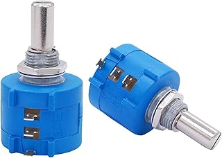 20Pcs 3590S-2-103L Rotary 10-Turn WireWound Potentiometer 100/200/500/1K/2K/5K/10K/20K/50K/100K Ohm Precision Adjustable Resistor variable resistor (Size : 2K Ohm)
