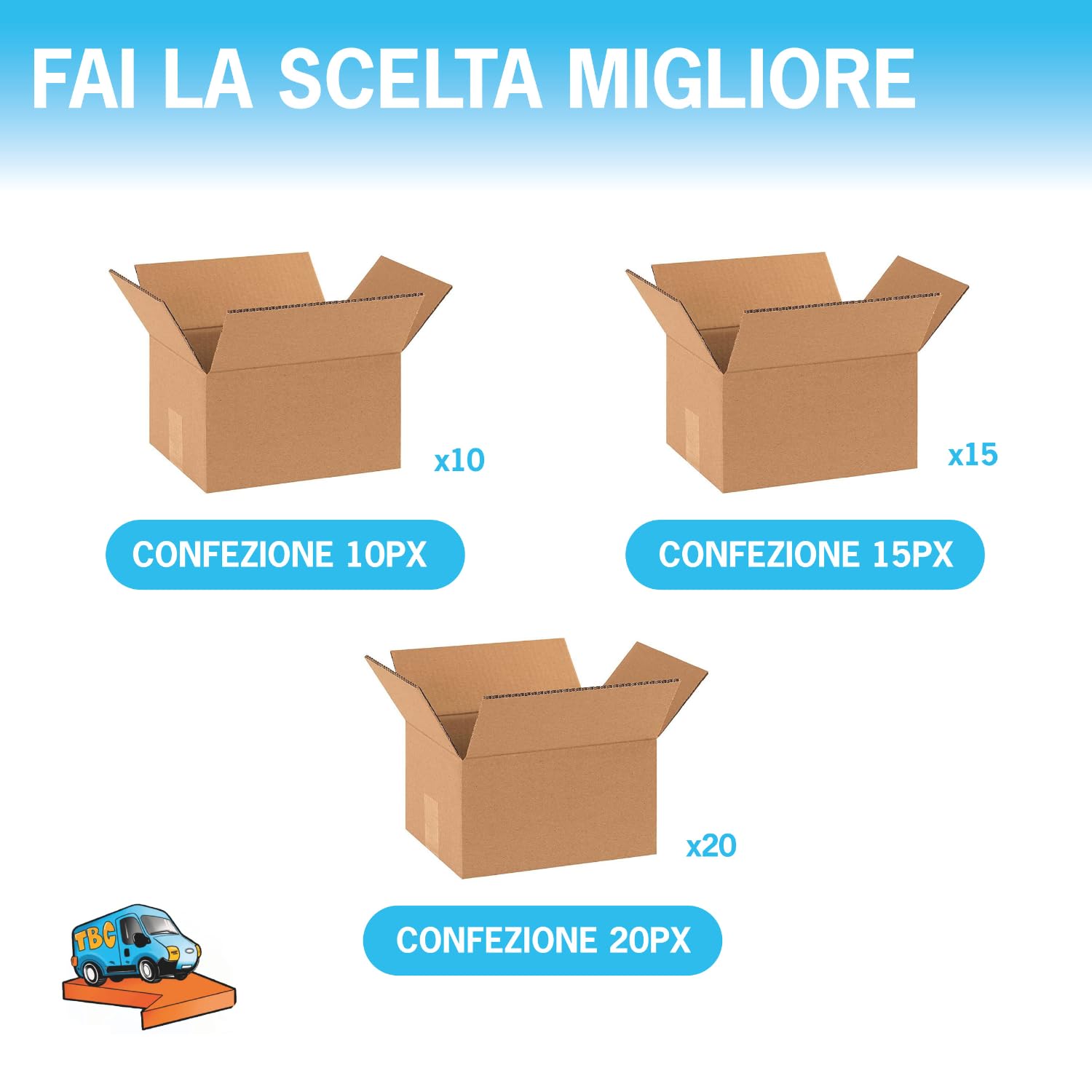 20 Scatole di Cartone Doppia Onda Resistenti per Trasporto di 4 Latte da 5 Litri 26x32x34 cm, Ideali per Spedizioni e Imballaggi – Oggetti Pesanti e Fragili - TravelBox (20, 26x32x34)