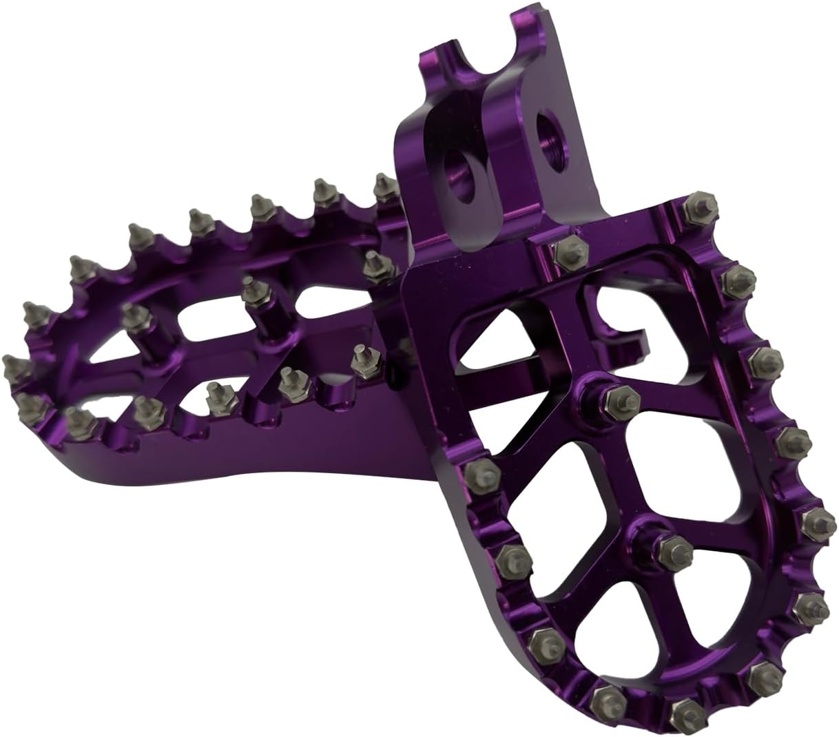 Motorcycle Foot Pegs (PURPLE, KX65 00-19)