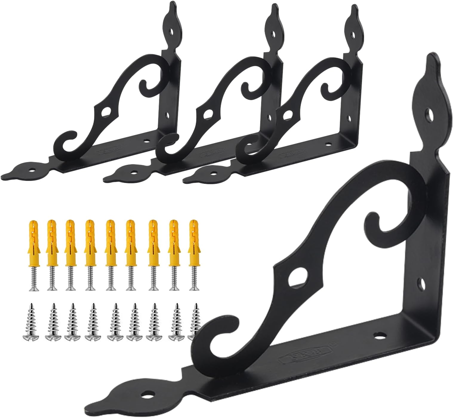 Heavy Duty Shelf Brackets,ULIFESTAR Floating Shelf Brackets