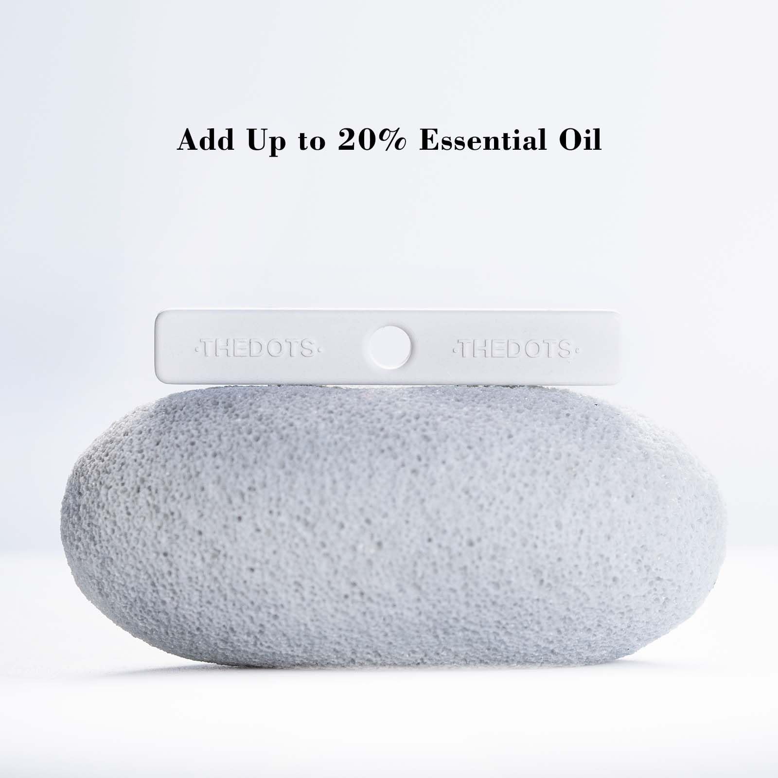 THEDOTS Tesla Diffusore Magnetico Slide-Control, Kit Completo Deodorante Auto con 2 Ricariche & Clip di Sfiato, Profumo Legno di Cashmere Castagno