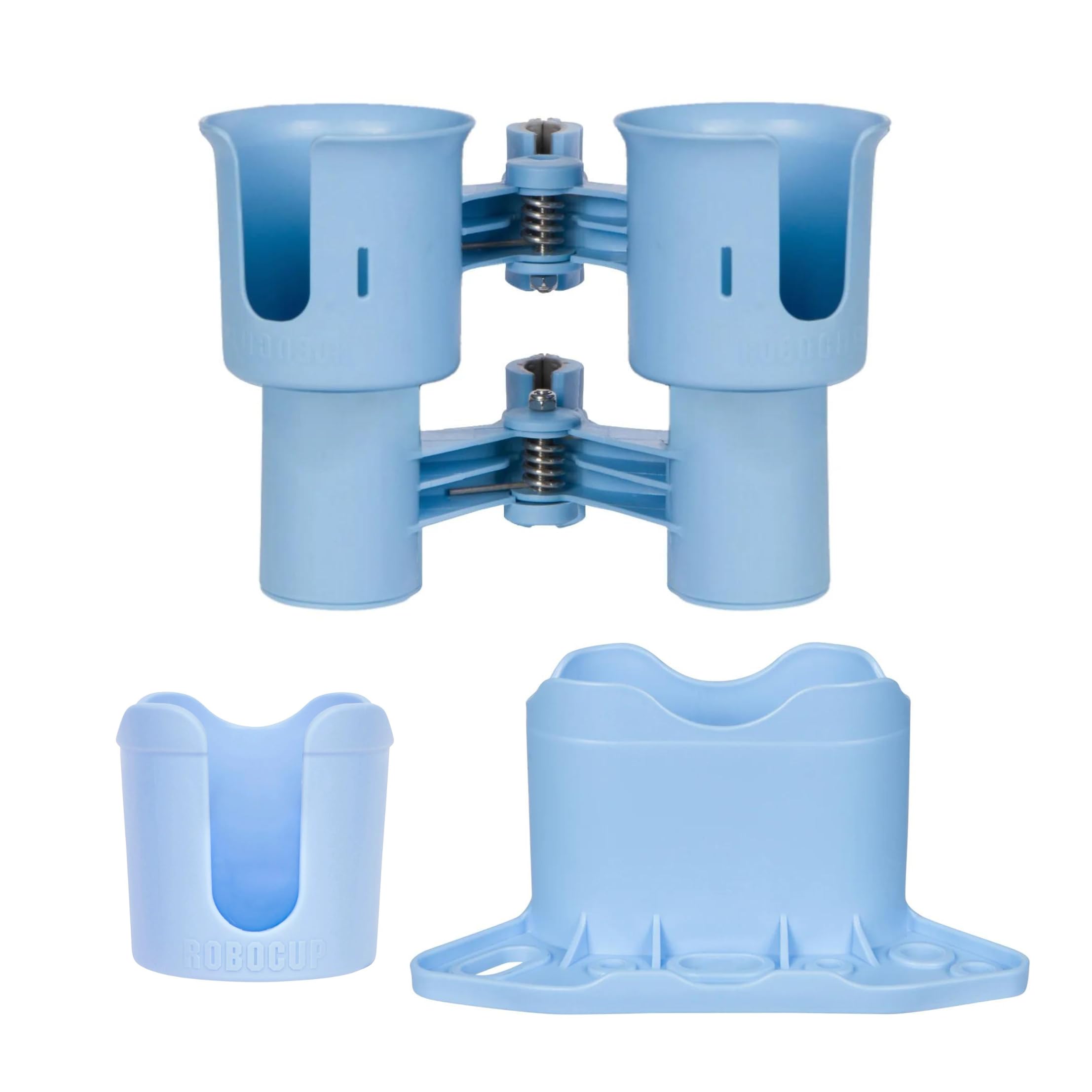 RoboCup Light Blue Trio Bundle: Includes 1 Light Blue RoboCup, Light Blue Plus and 1 Light Blue Holster