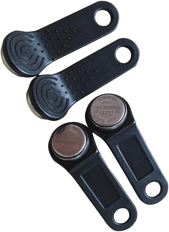 DS1990A F5 TM1990 iButton I-Button electronic key IB TAG Blue Black (Pack of 100) (Black)