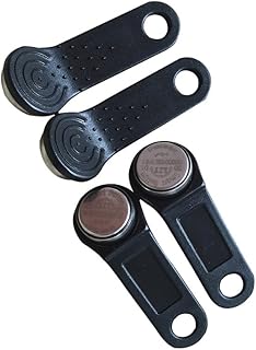 YARONGTECH 10pcs/lot DS1990A F5 Black Handle Read-only iButton I-Button Non Magnetic TM Card Electronic Key IB Tags