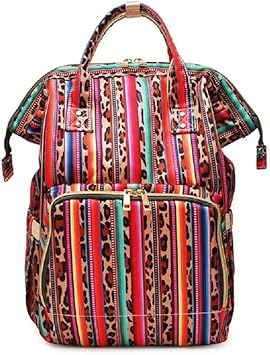 leopard diaper backpack