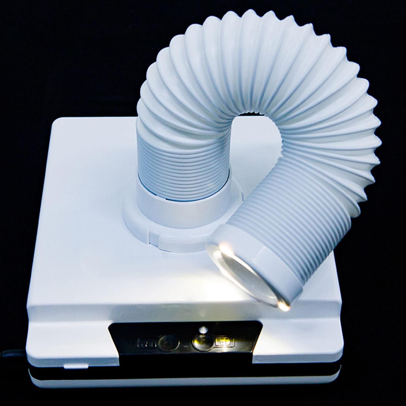Tragbarer Staubsammler, 60 W, 360 ° flexibler Schlauch, LED-Vakuum für Dental-Labor-Werkzeuge