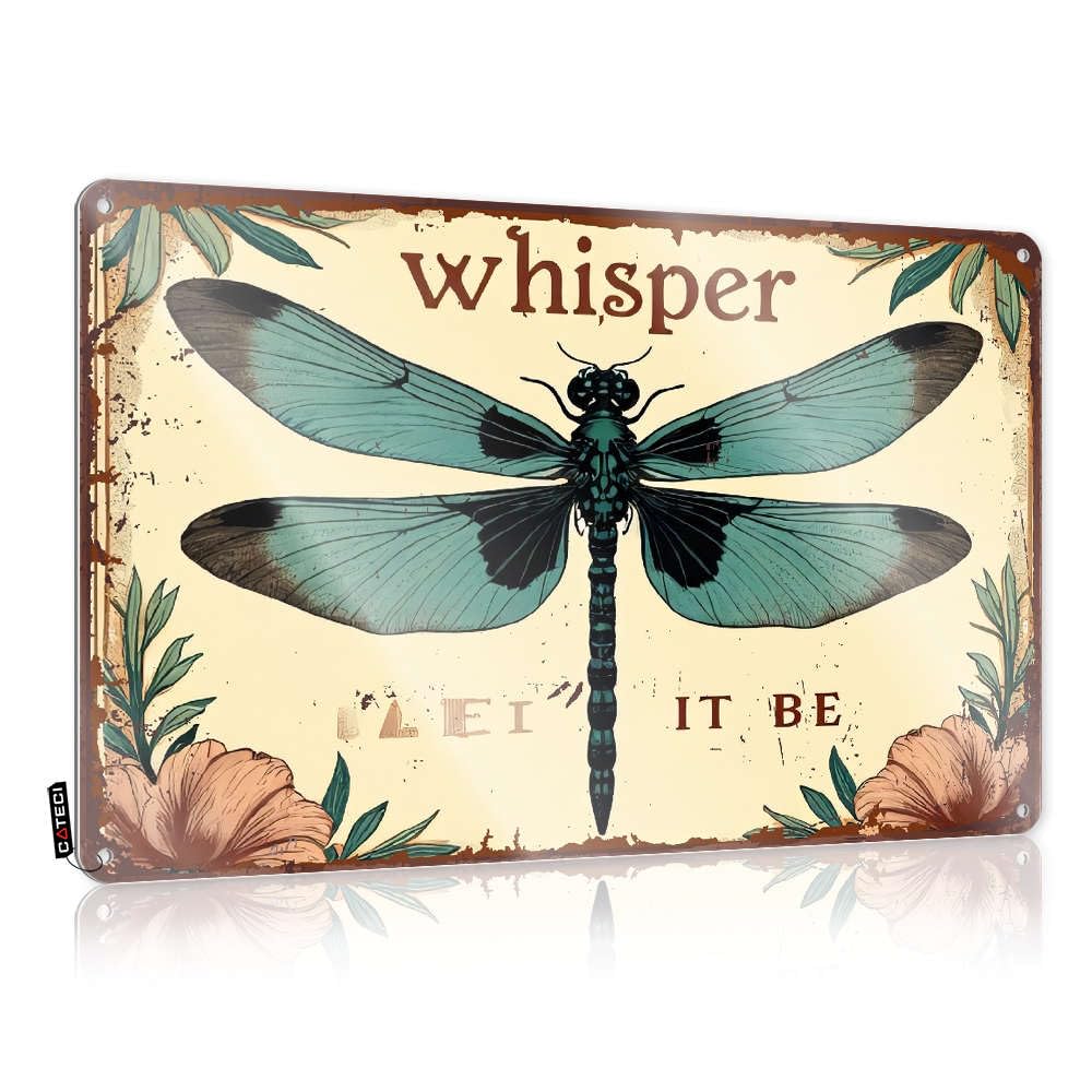 Decaor Housewarming Gift Funny Sign | Whisper, Let It Be. Cute For Lake Living Room(30X40CM)