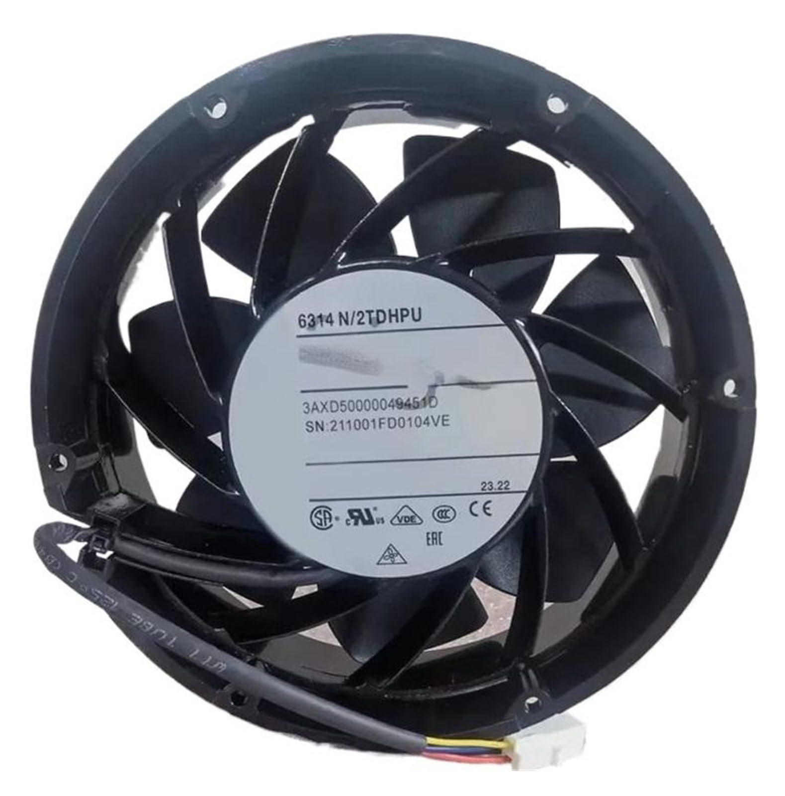 FSBNMNXPQ 6314N/2TDHPU 24V 3.5A 84W 6314N/2TDHPU cooling fan
