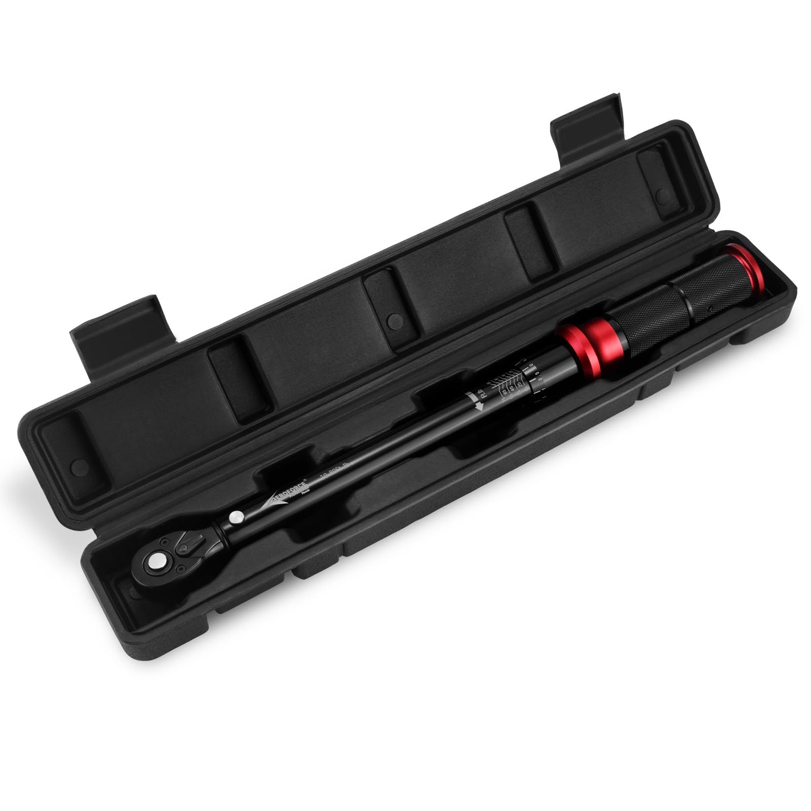 AEROFORCE Clé dynamométrique 3/8" (13,6-108,8 Nm), 72 dents ± 3 % CW Précision de couple professionnelle pour vélo, moto et voiture
