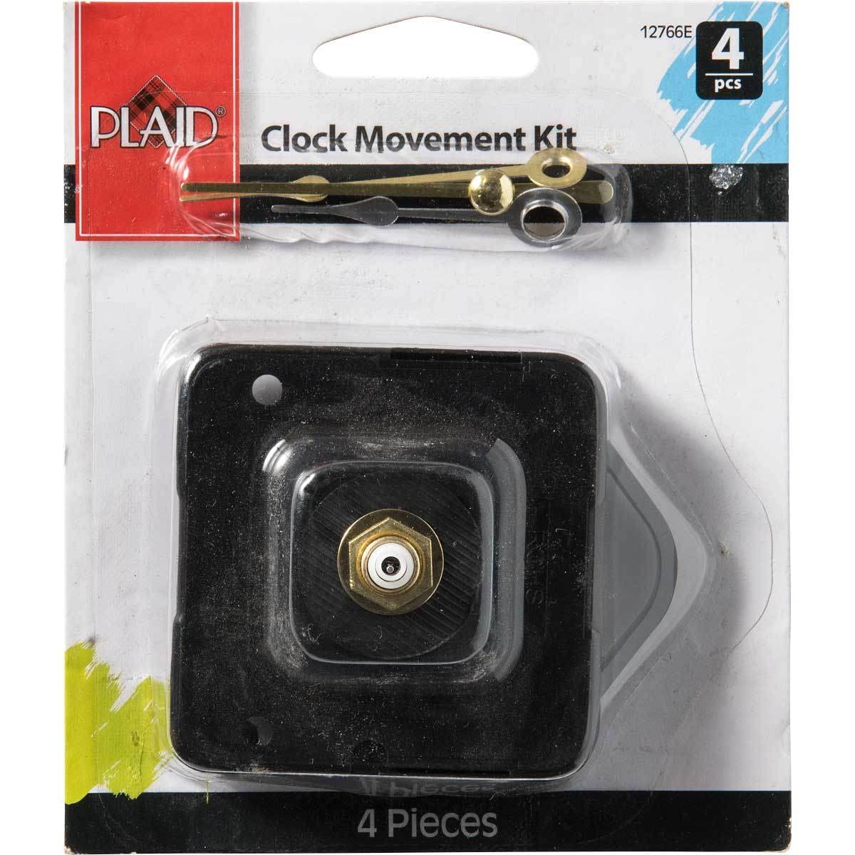 Plaid Clock Movement Kit, 12766 (4-Piece)