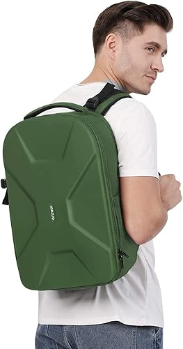 Miniatura 101 de MOSISO Mochila para cámaras réflex digital de un solo objetivo, réflex de un solo objetivo o sin espejo, funda rígida impermeable de 15 a 16