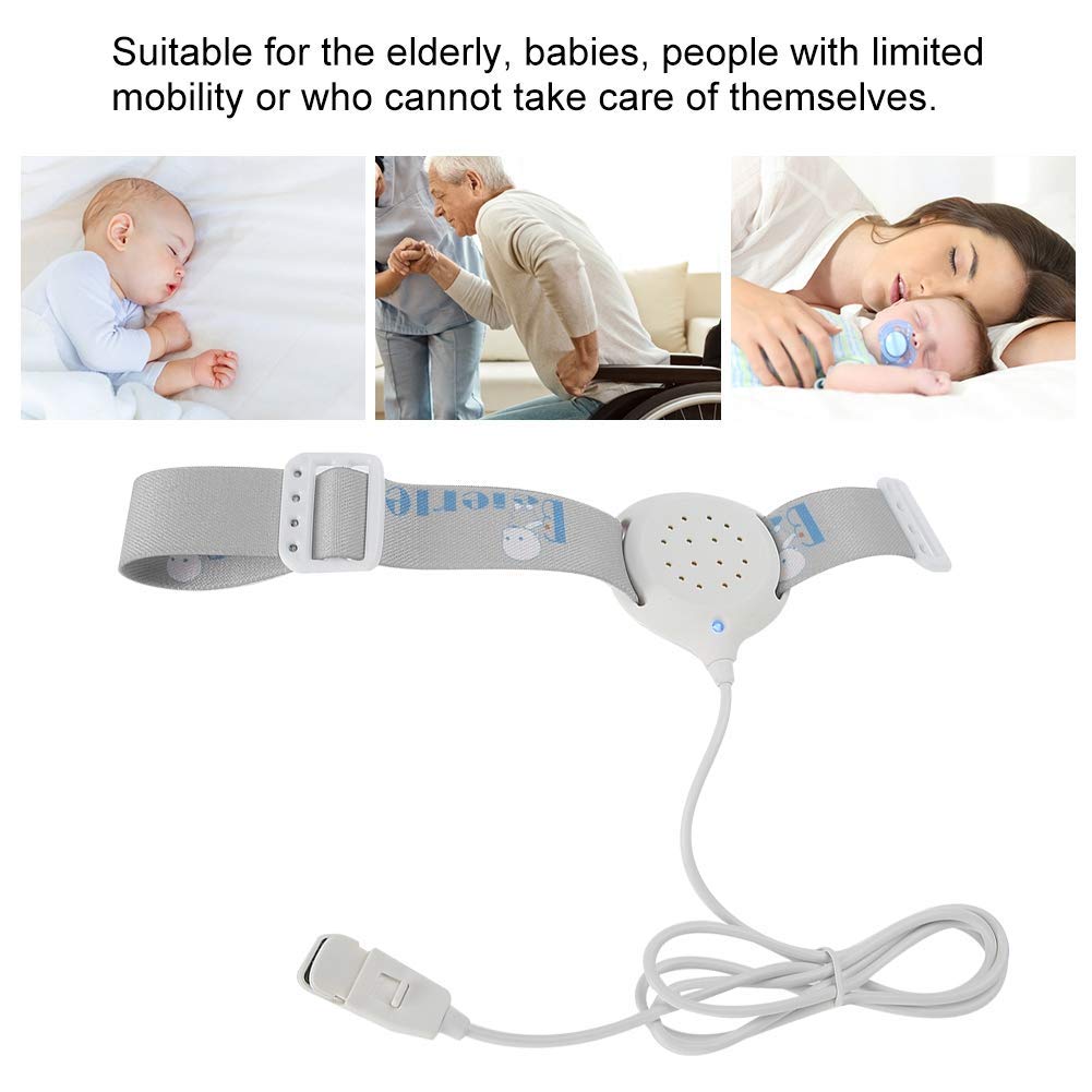 AMONIDA Alarma de Enuresis Nocturna, Alarma de Enuresis, Alarma de Enuresis para Enuresis, Monitor de bebé, Alarma de Enuresis, orina, Ayuda para la prevención de Enuresis, recordatorio de