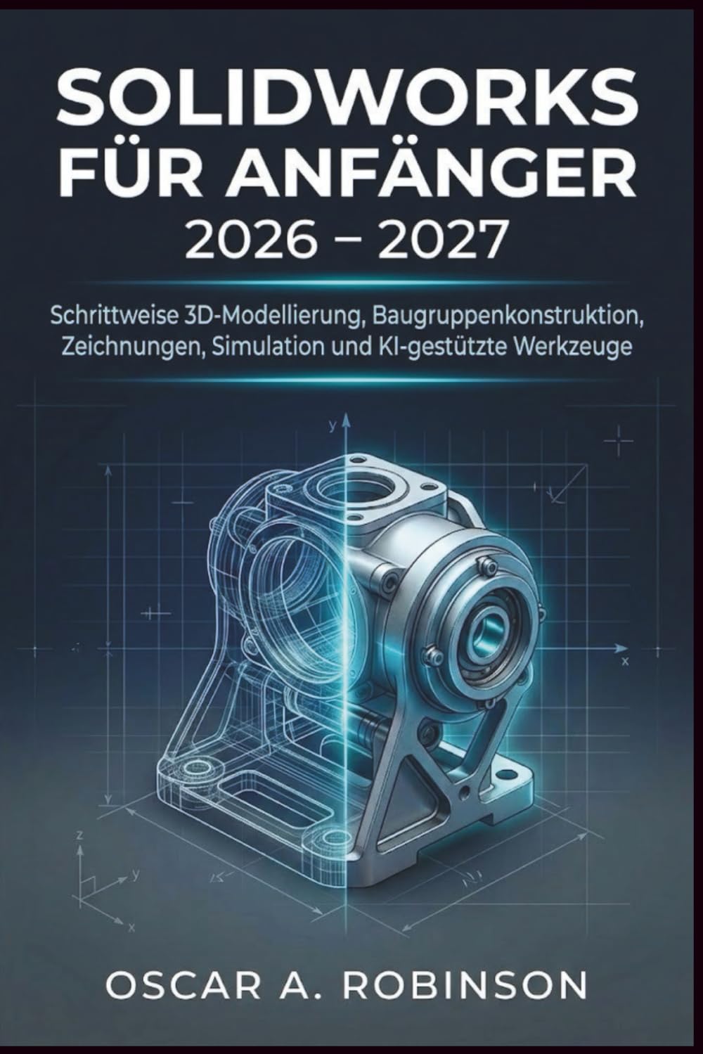 Solidworks Für Anfänger 2026 – 2027: Schrittweise 3D-Modellierung, Baugruppenkonstruktion, Zeichnungen, Simulation und KI-gestützte Werkzeuge