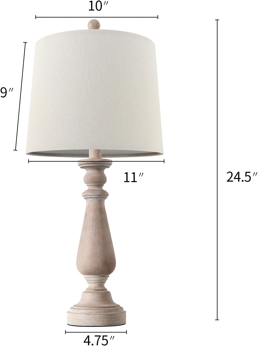 Cheapest 🛒 PORTRES 24.5'' Retro Style Accent Table Lamp Set of 2 for Living Room Linen Fabric Lampshade Brown Vintage Bedside Nightstand Lamps for Bedroom Kids Room Office Table Lamps New Product PORTRES 24.5'' Retro Style Accent Table Lamp Set of 2 for Living Room Linen Fabric Lampshade Brown Vintage Bedside Nightstand Lamps for Bedroom Kids Room Office Table Lamps