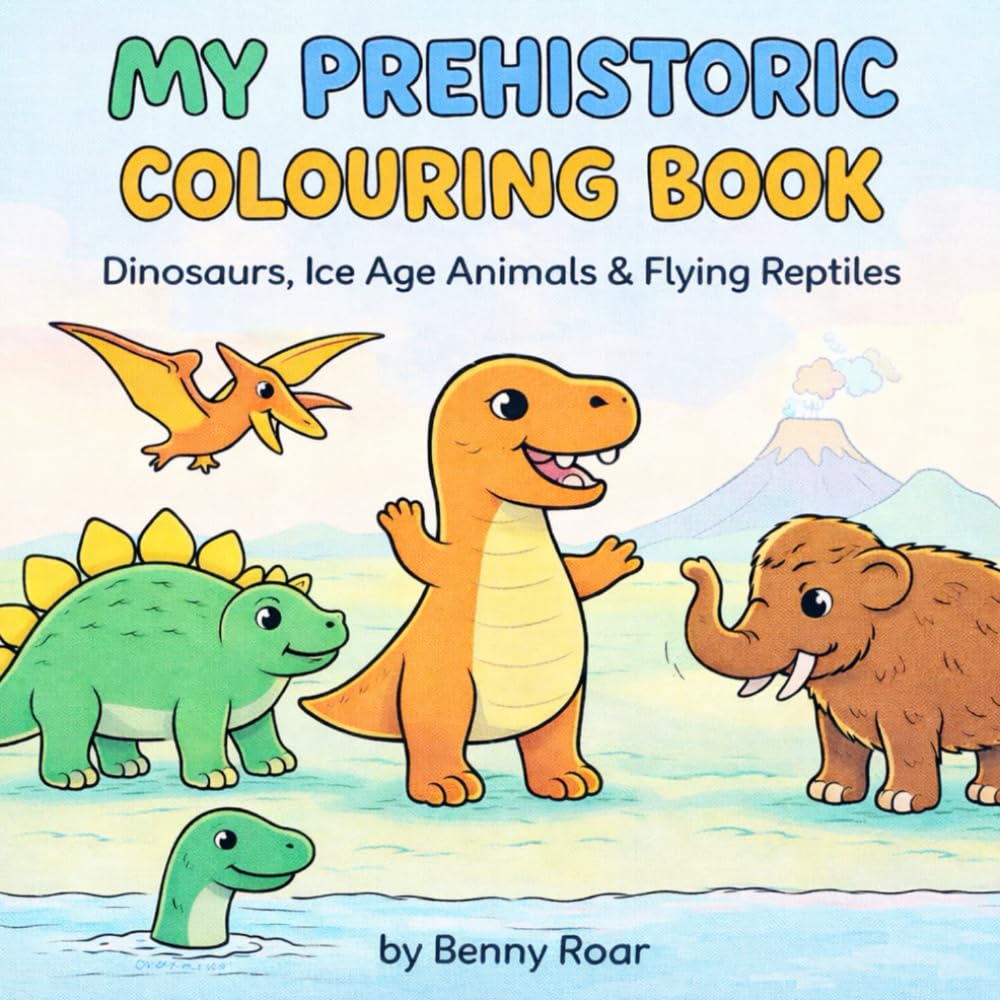 My Prehistoric Colouring Book: Over 100 Amazing Prehistoric Creatures to Colour
