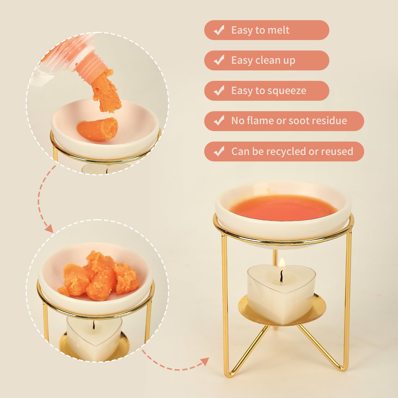 Brown Microcrystaline Wax for Casting - 3 Lbs