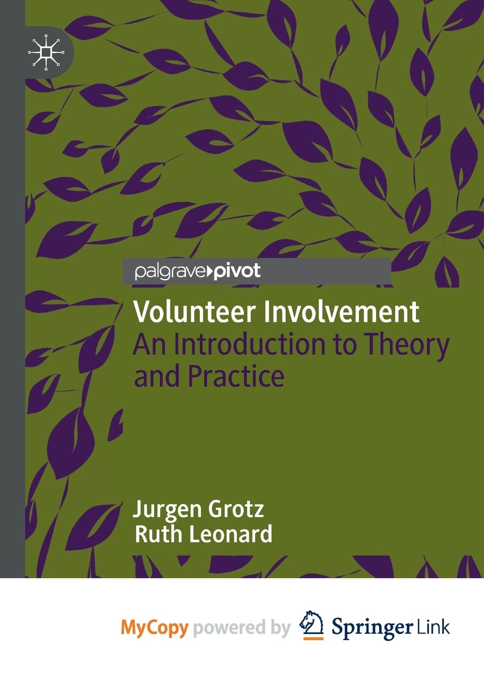 Volunteer Involvement: An Introduction to Theory and Practice