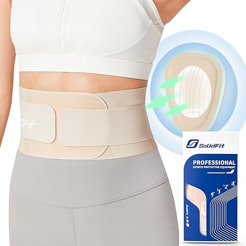 Miniatura 1 de Soporte de espalda ultra fino para mujeres con dolor de espalda baja, soporte ligero para ciática, escoliosis, hernia de disco, soportes de espalda