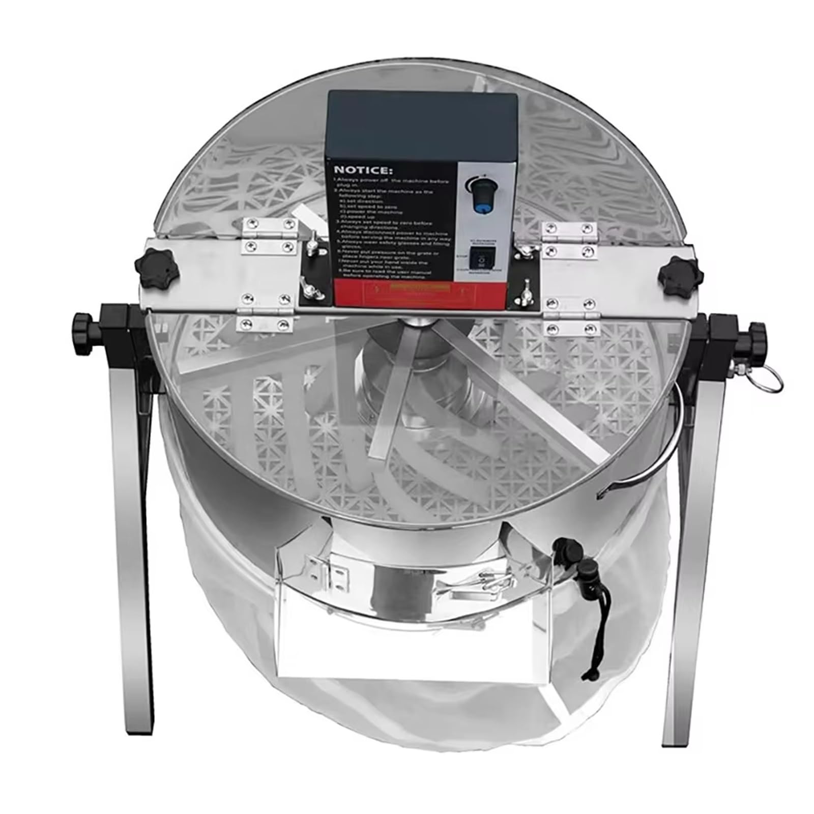 Recortador de cogollos eléctrico - Recortador hidropónico automático de 25 W con velocidad ajustable de 70 RPM y cuchilla afilada de acero inoxidable para un corte eficiente de cogollos y flores.