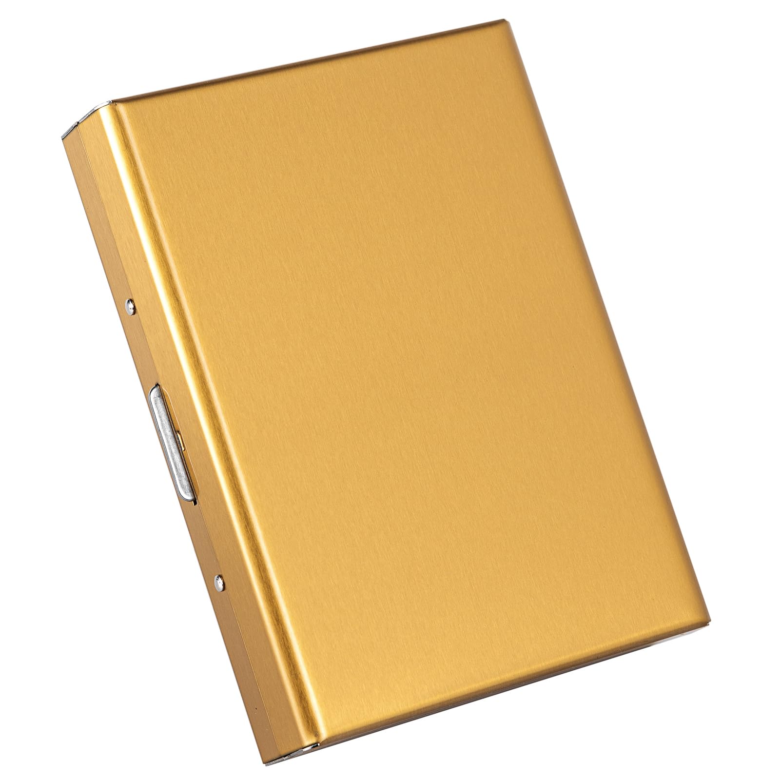 JL&LOVE Stainless steel organ business card credit card box (Gold)