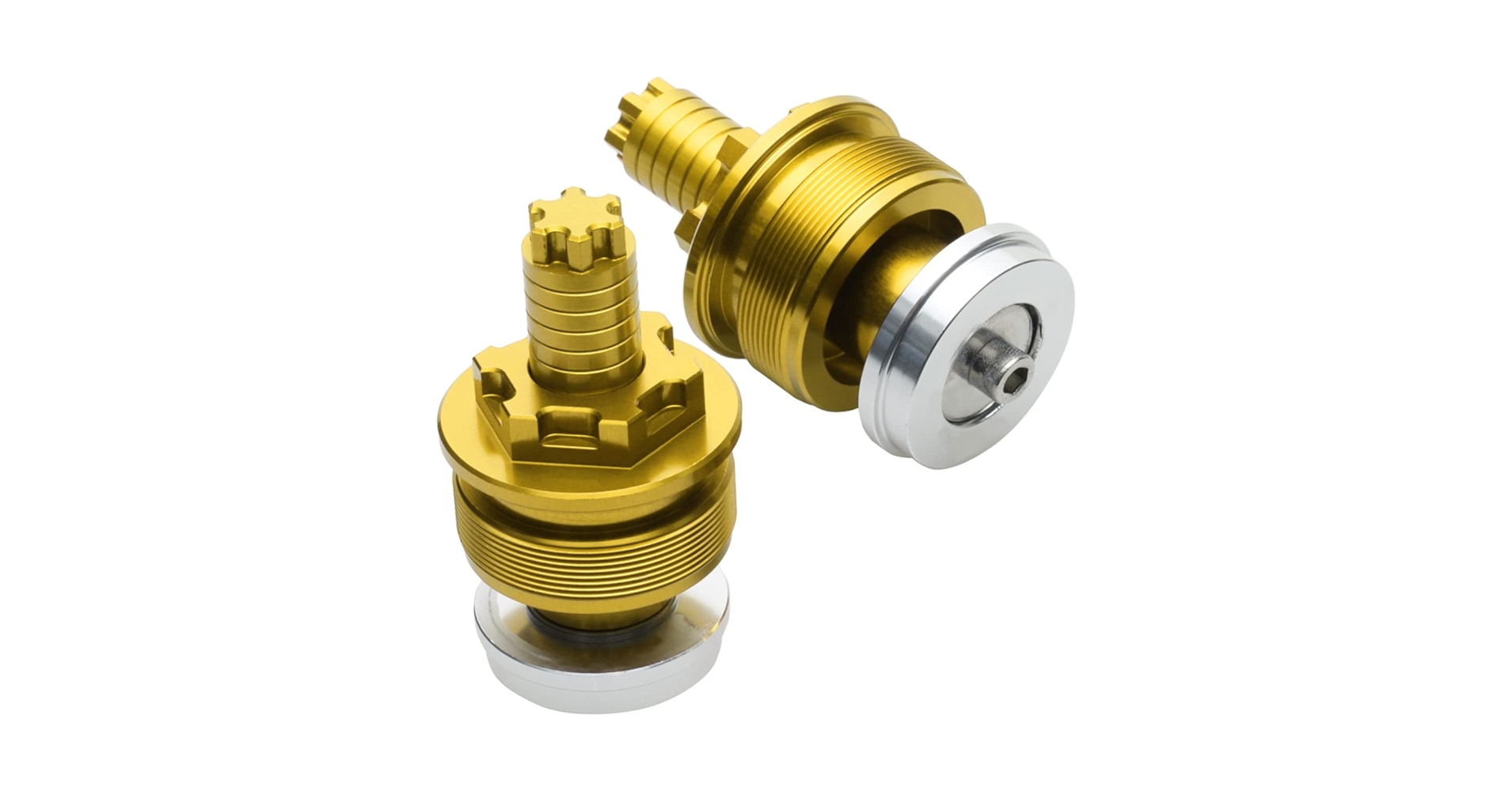 専用　イニシャルＲ 17mm イニシャルアジャスター プリロードアジャスター 2pin 青 2