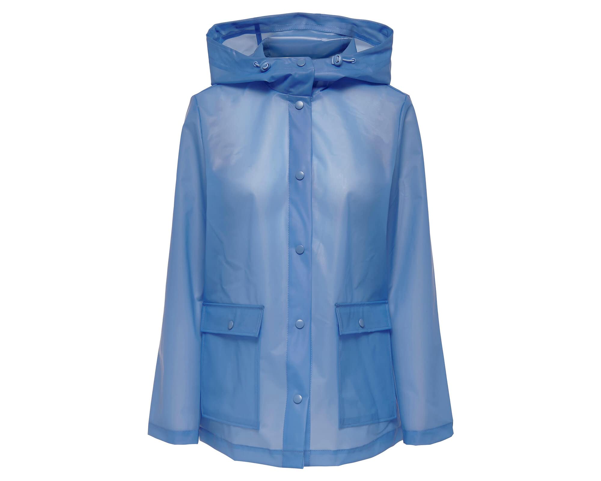 Onlacacie Short Rain Jacket Otw Provence Kadın Günlük Yağmurluk 15281928-PROVENCE Mavi