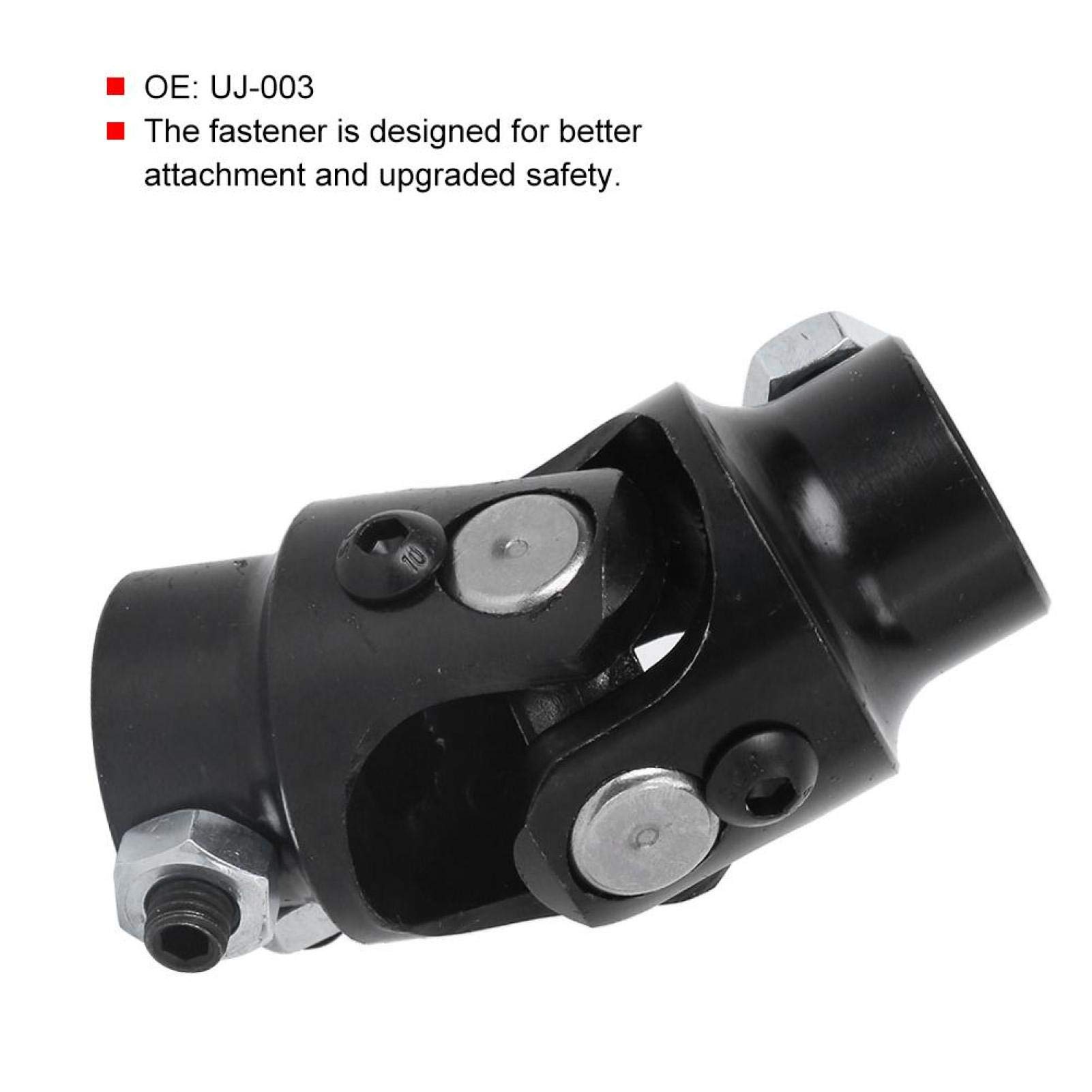 Ersatz UJ-003 3/4-36 Spline Joint Verschleißschutz Lenkwelle Wellenkupplung für Auto(Black)