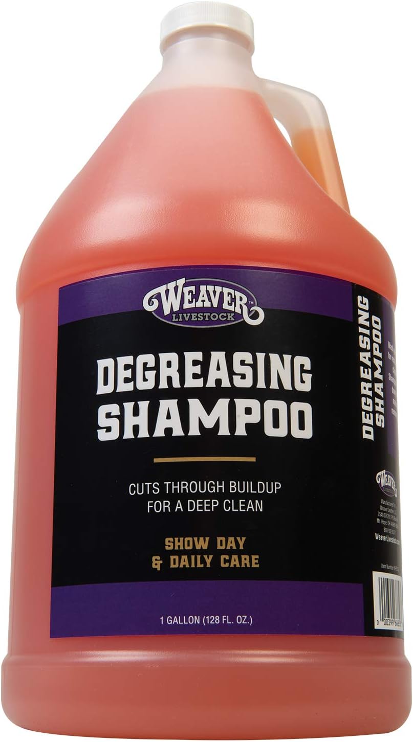 Weaver Leather Degreasing Shampoo, White, 128 oz Pet Supplies