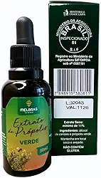 Extrato de Própolis Verde 11% 30ml – Solução Alcoólica em Gotas