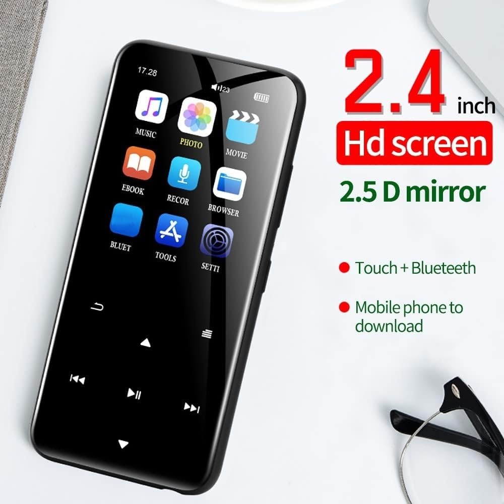 ARTSZY Przenośny dyktafon Duży ekran muzyczny Wbudowana bateria 400 mAh