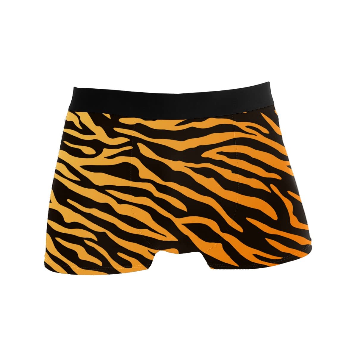 GISPOG Mens Boxer Briefs Underwear Breathable Stretch Boxer Trunk Tiger Stripes Skin