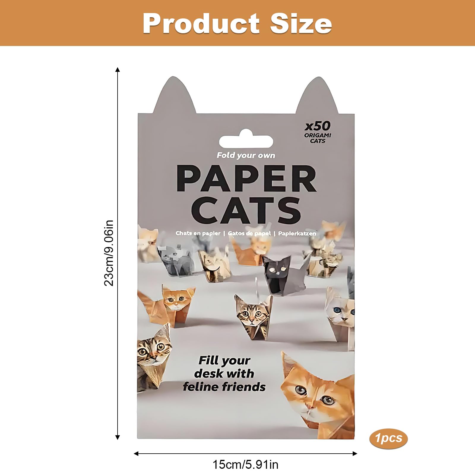 Nocecfi DIY Paper Cats Origami Kit - Image 2