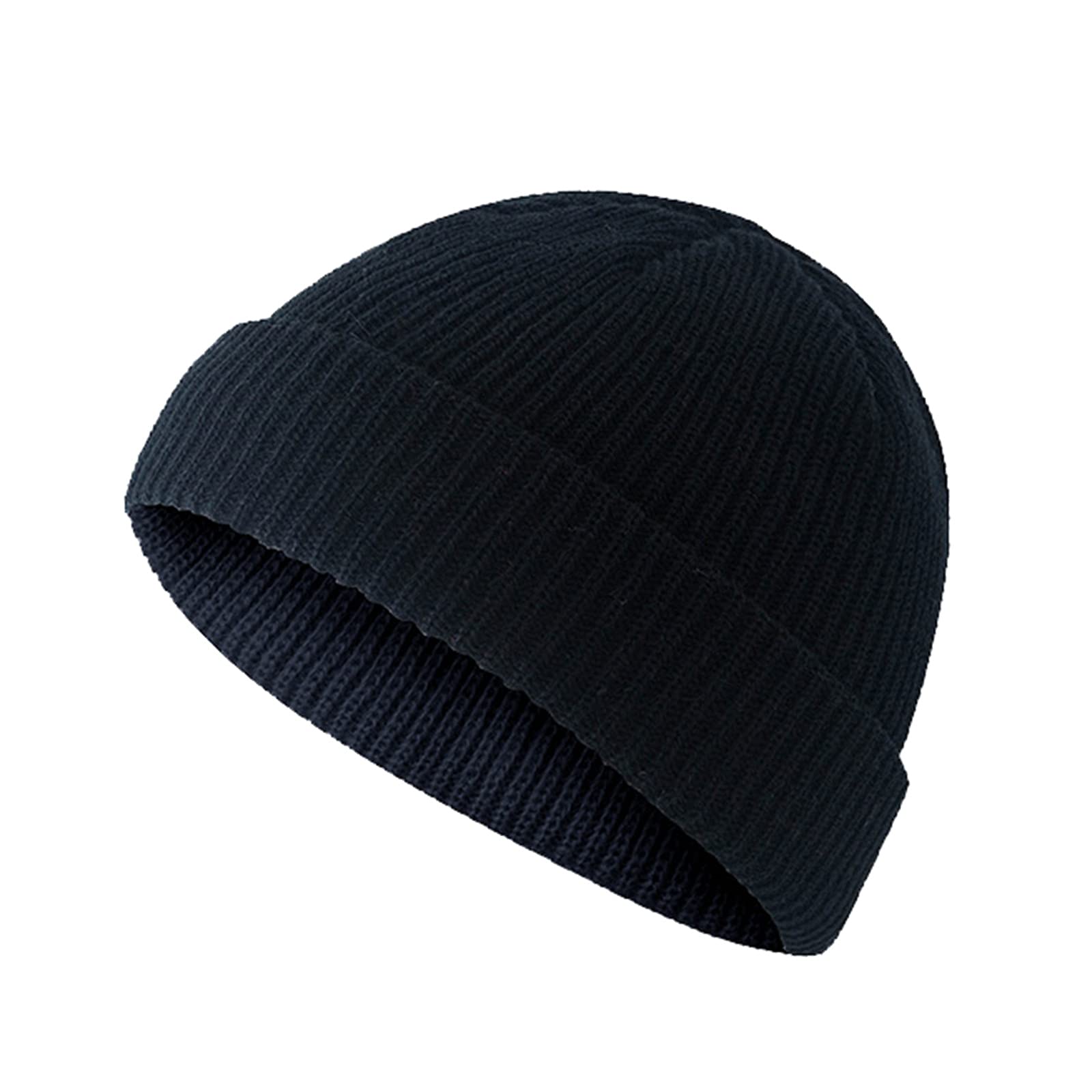 Womens and Mens Winter Knitted Beanie Hat Cuff Warm Knit Cap Beanie Hats for Outdoor Activity
