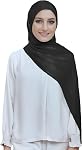 Lina & Lily Sheen Shimmer Women's Crepe Scarf Shawl Wrap Head Hijab Lightweight