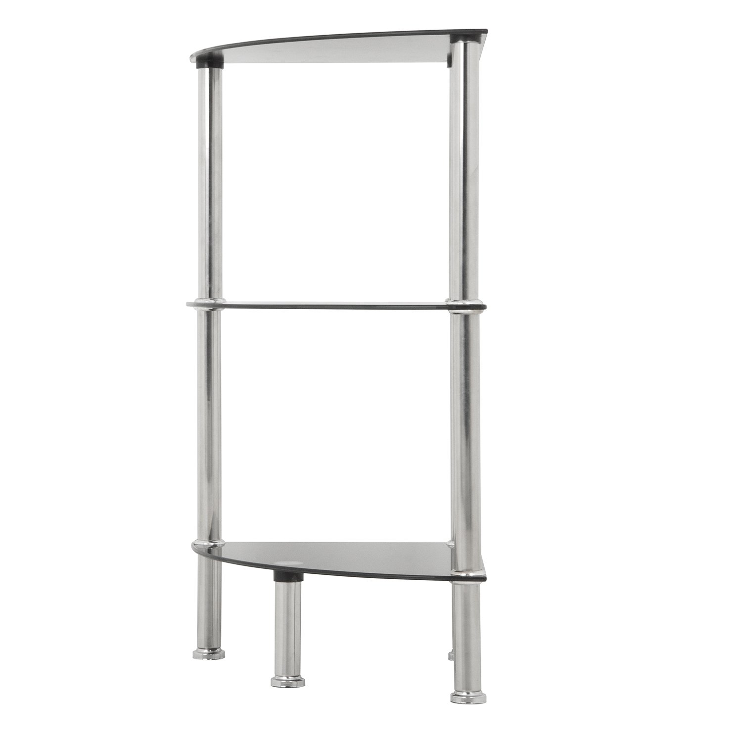 KING Moderno scaffale ad Angolo mensola Bagno Rack Storage System vetrina