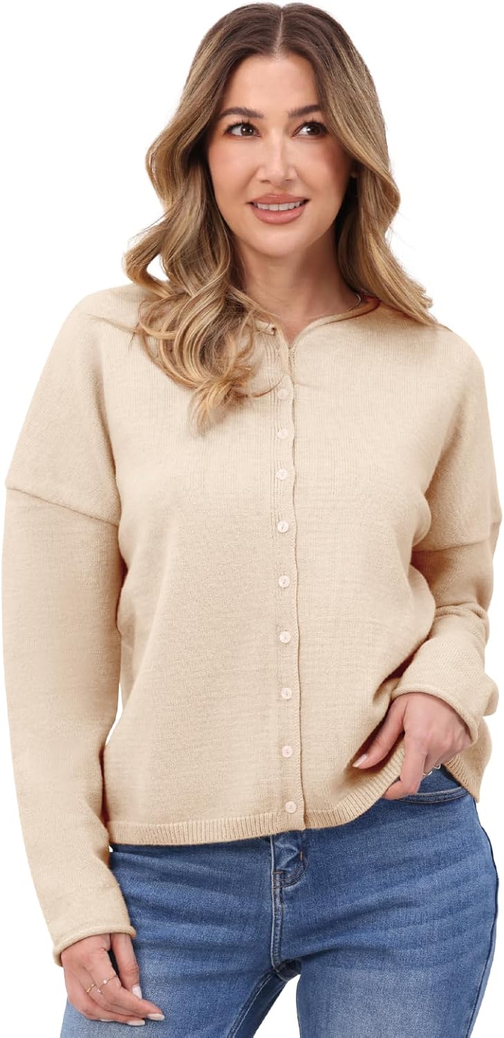 Womens Lightweight Open Front Cardigan Sweaters Casual Long Sleeve Sweater Tops Soft Knit Outfits Fall Winter 2025 - Image 3