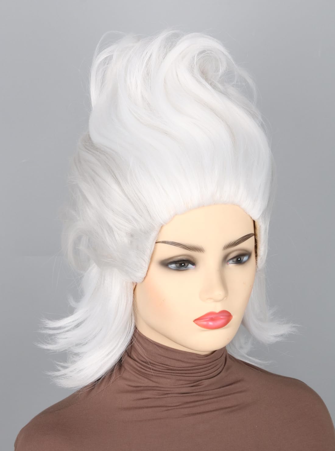Topcosplay Women or Girl Sea Witch Wig Short White Ghost Wig Cosplay Halloween Costume Wigs - Image 5
