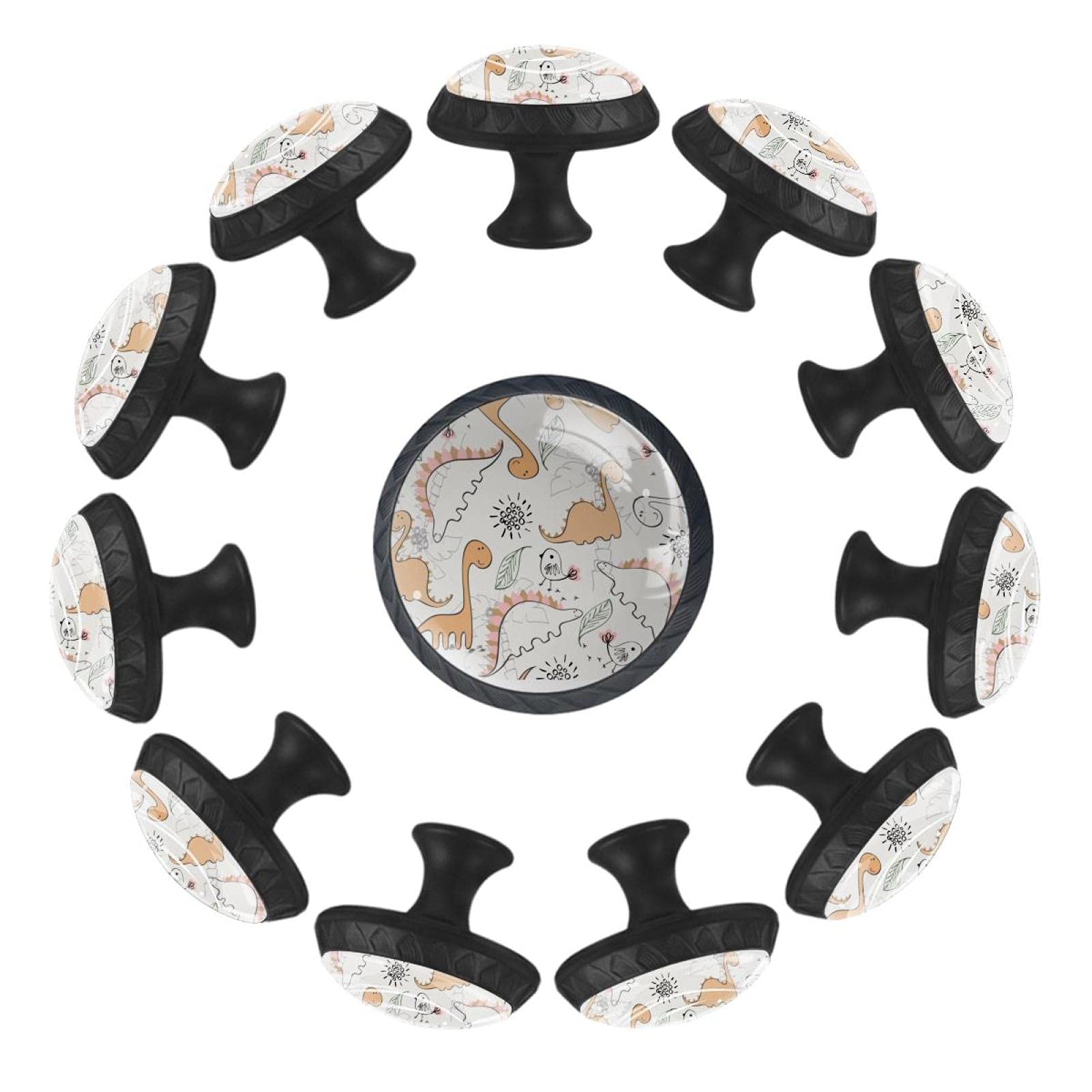 Bouton de tiroir dinosaure pour chambre enfant lot de 12 poignées déco pour salle de jeux