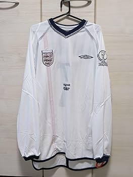 【新品未使用】ベッカム 2002 イングランド代表 日韓W杯 長袖ユニフォーム 新品未使用】ベッカム 2002 イングランド代表 日韓W杯 長袖
