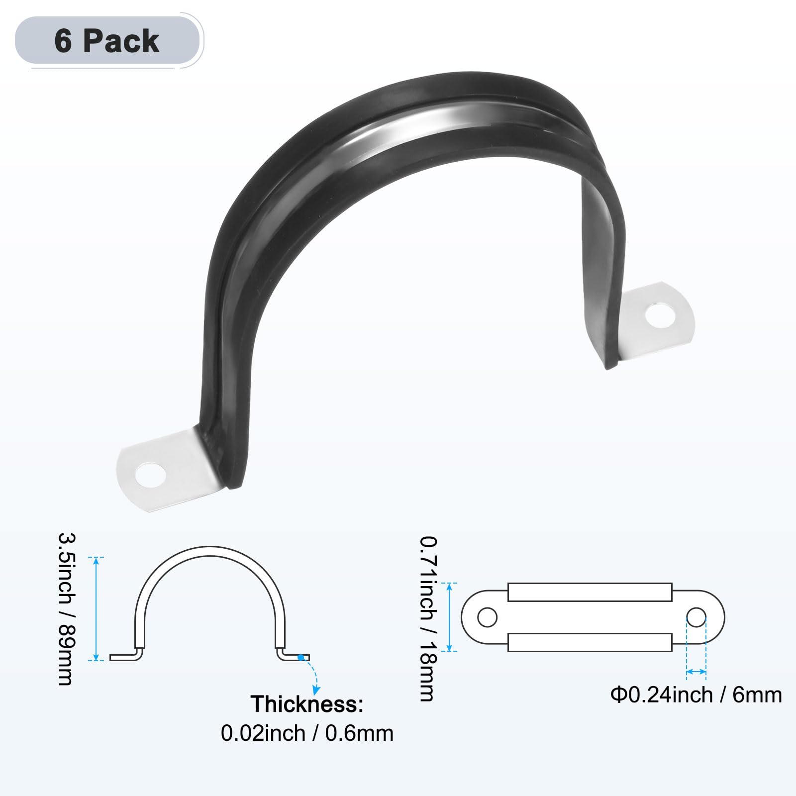 M METERXITY 6-Pack Cable Clamps - Image 3