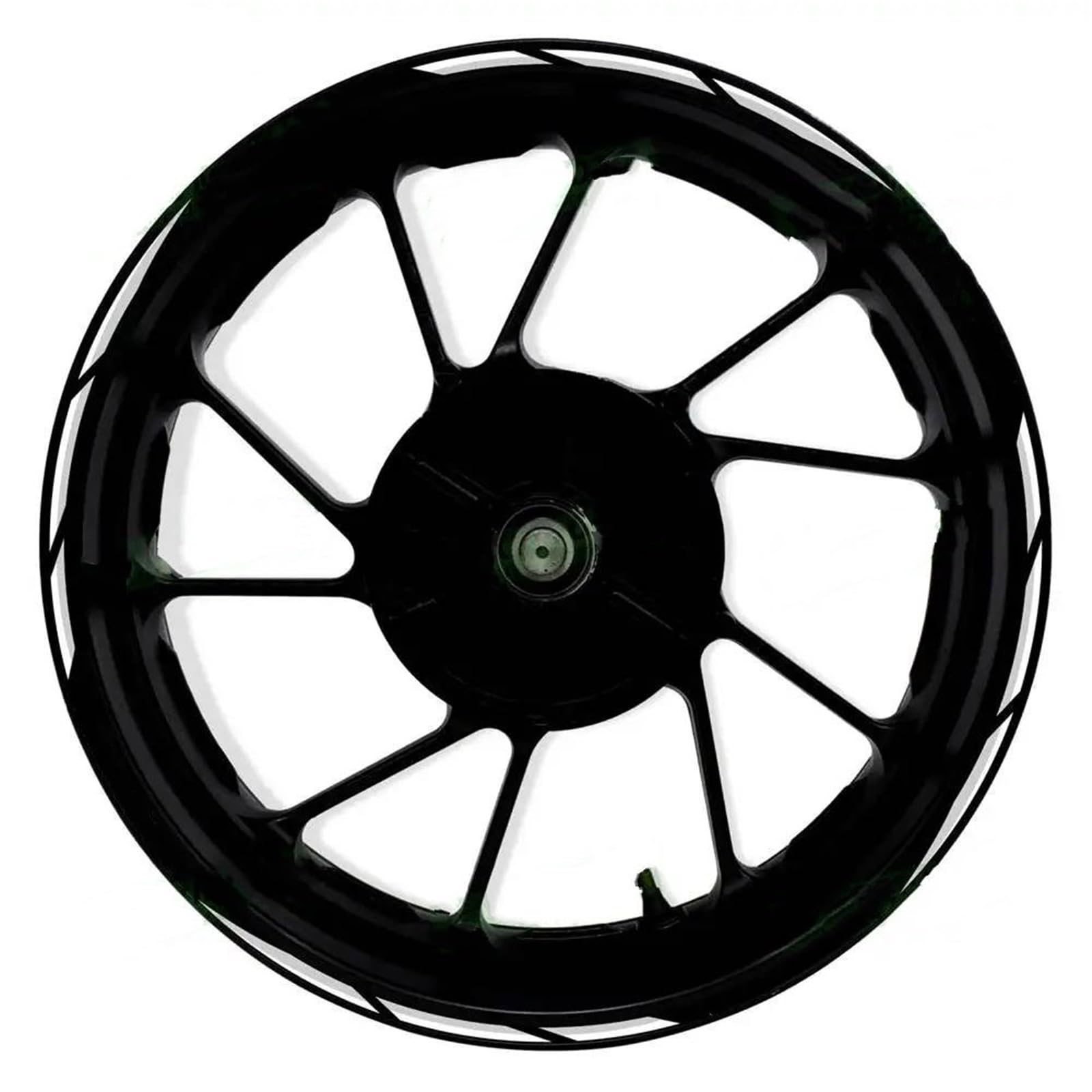 Motorcycle Wheel Sticker Decal for ZX-10R ZX10R Motorcycle 17 Inch Front and Rear Wheel Stickers Fairing Rims Modified Reflective Decals Decoration(002)