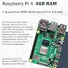 Raspberry Pi 4 Model B 4GB Desktop Starter Kit (32 GB) White