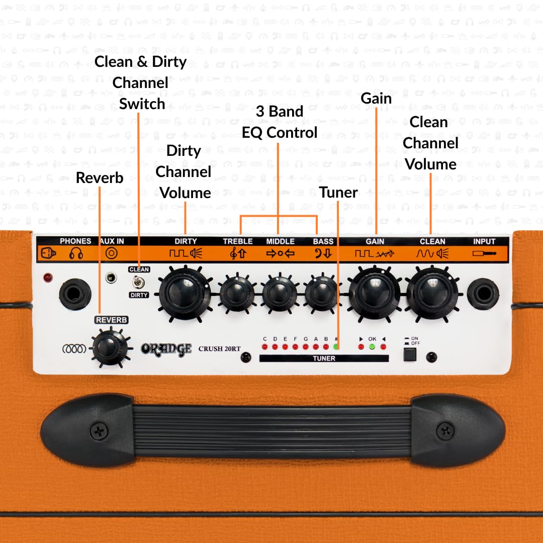Amazon.com: Orange Crush 20RT 20W 8