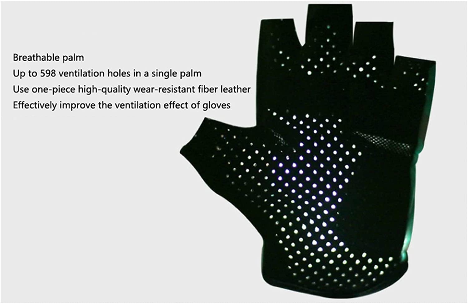 Guantes De Bicicleta De Montaña Half dedo antideslizan a los guantes de bicicleta a prueba de golpes de verano deportes de verano Mtb Guantes for bicicletas de carretera