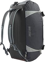 Vista 2 de amaro Warzone - Bolsa de lona convertible resistente con correas de mochila, perfecta para atletas multideporte, soportes de doble palo